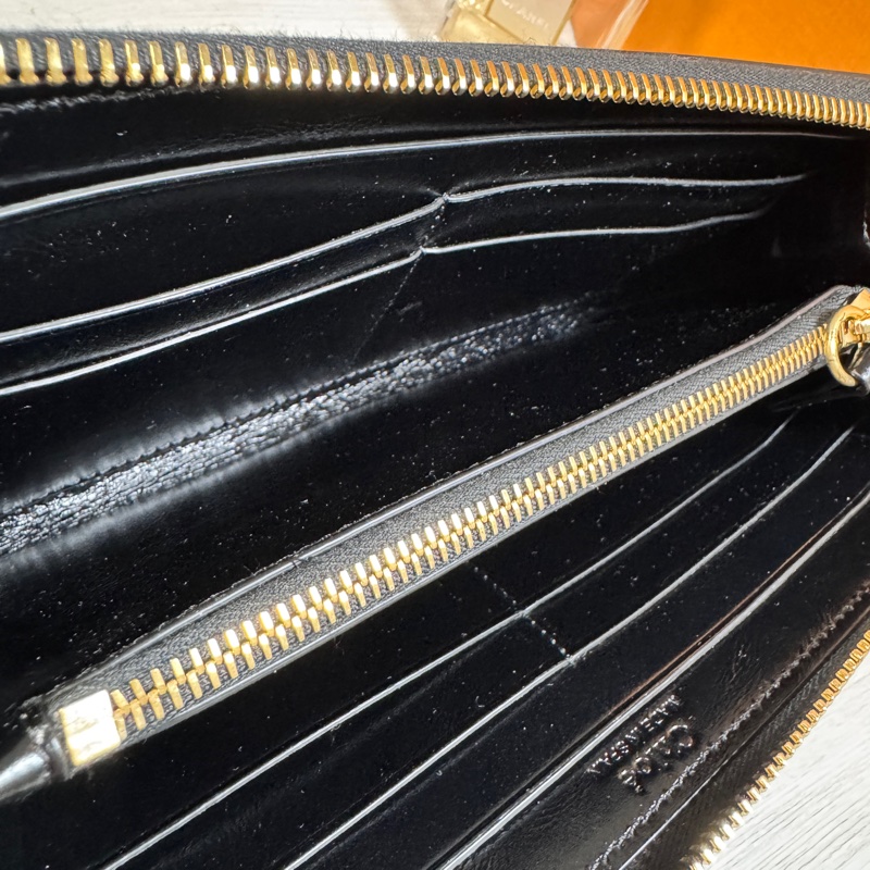 🔥🔥Chloe 長夾 草寫字母 黑色-26