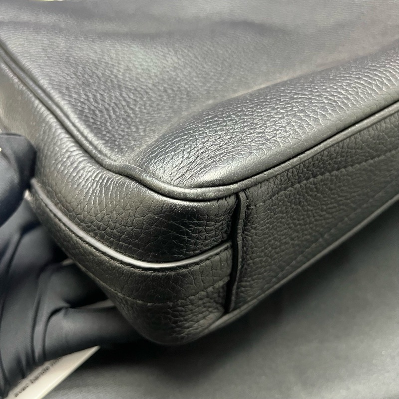 98新 LouisVuitton路易威登男士牛皮荔枝紋公文包 尺寸37×30cm 沒有鎖頭沒有肩帶-7