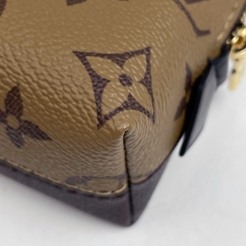 路易威登 PM 化妝包，超大化妝包，Monogram Reverse 圖案，棕色，M11249，女士-2