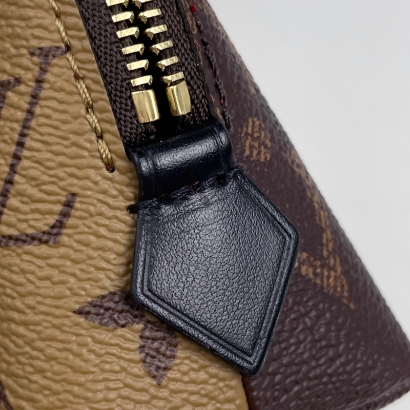 路易威登 PM 化妝包，超大化妝包，Monogram Reverse 圖案，棕色，M11249，女士-3