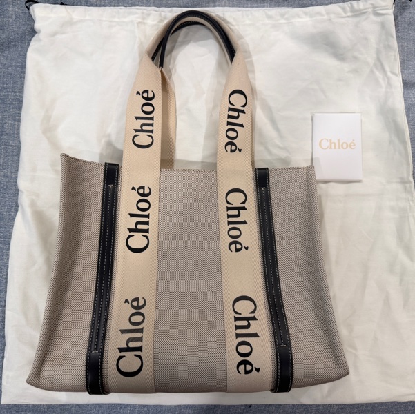 chloe woody tote 中號-9