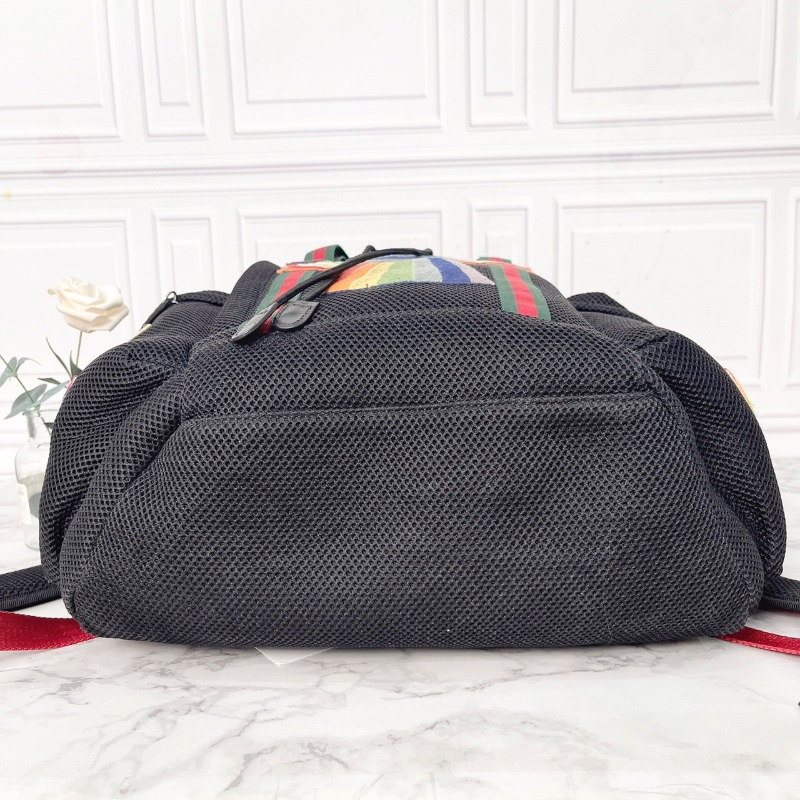 gucci 限量虎頭刺繡後肩包背包32*14*42 98新配件塵袋-6