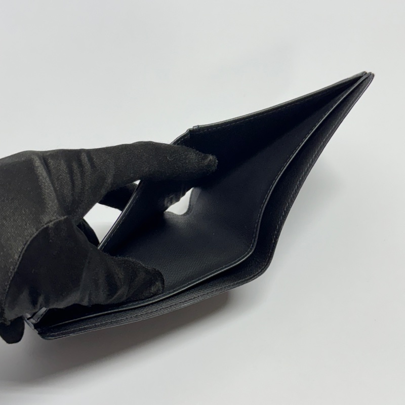 【全套配件🎁】 LV 黑武士 黑老花 經典短夾 （專櫃24,000）-6