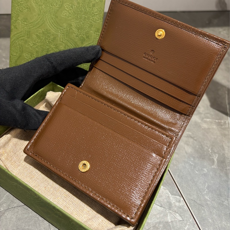 【98新 👉🏻日本購入🇯🇵】GUCCI 1955 Horsebit限定款印花零錢短夾-4