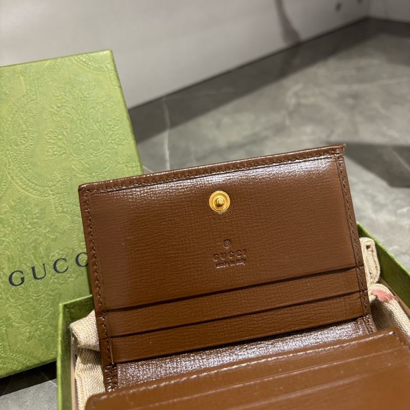 【98新 👉🏻日本購入🇯🇵】GUCCI 1955 Horsebit限定款印花零錢短夾-5