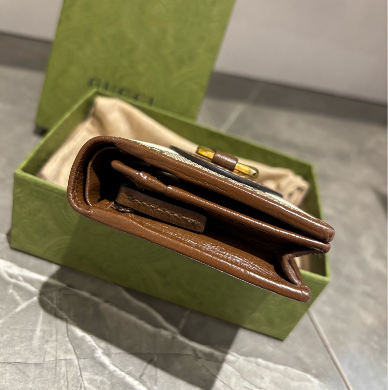 【98新 👉🏻日本購入🇯🇵】GUCCI 1955 Horsebit限定款印花零錢短夾-7