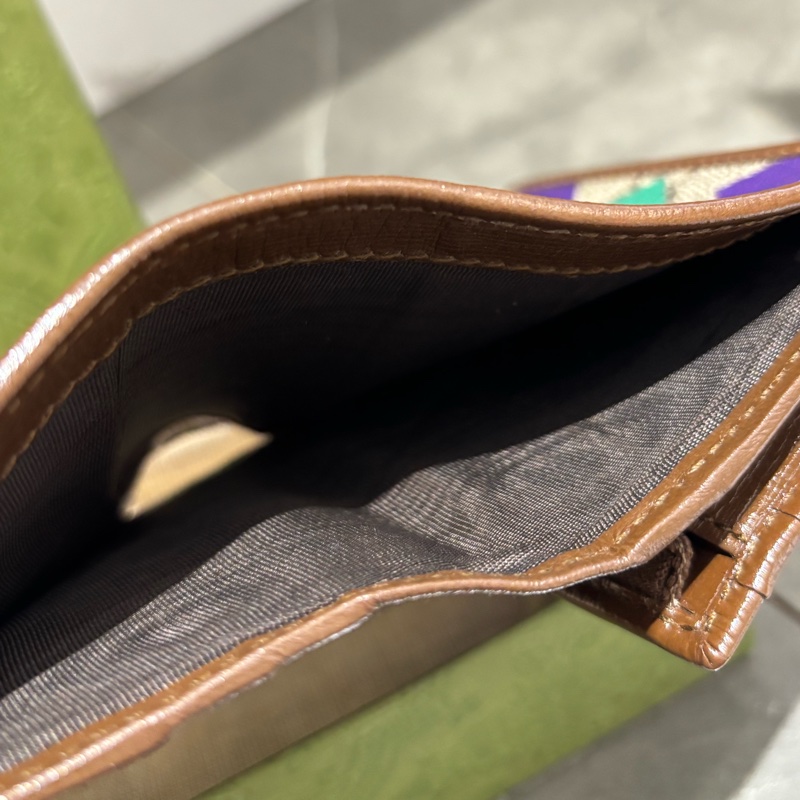 【98新 👉🏻日本購入🇯🇵】GUCCI 1955 Horsebit限定款印花零錢短夾-8