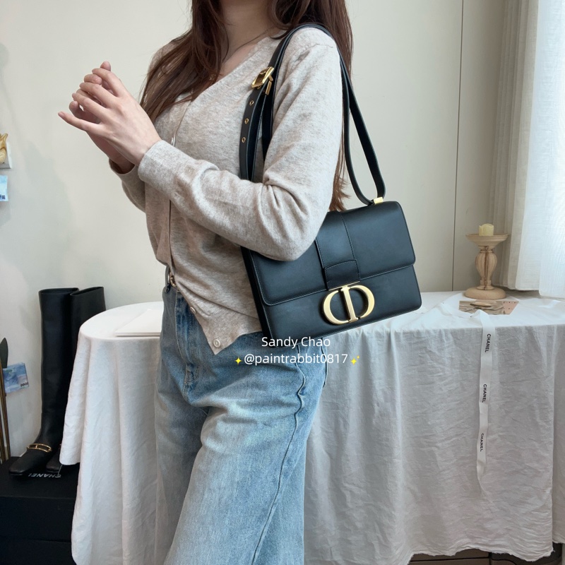 ෆ ‪‪︎Dior 蒙田30 黑色 🈶購證-1