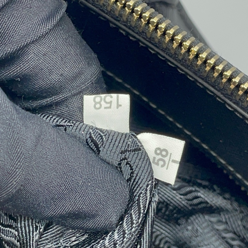 prada普拉達殺手包中號黑色 缺肩帶/34*24*16cm/-6