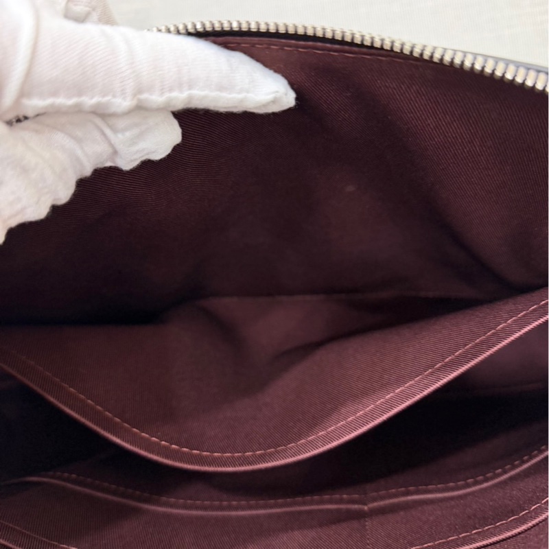 LV 路易威登 棕色 原花帆布 黑色牛皮 公事包 手提包 斜背包-22