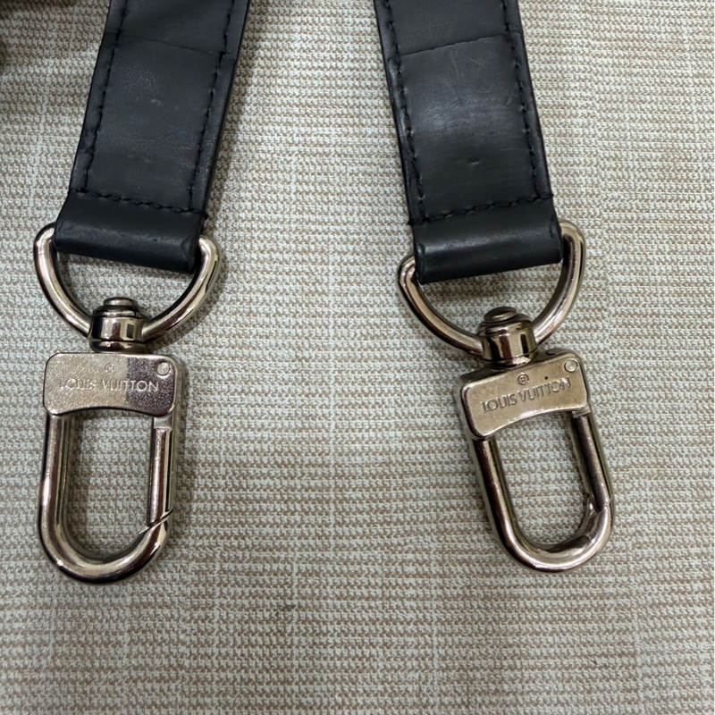 LV 路易威登 棕色 原花帆布 黑色牛皮 公事包 手提包 斜背包-28