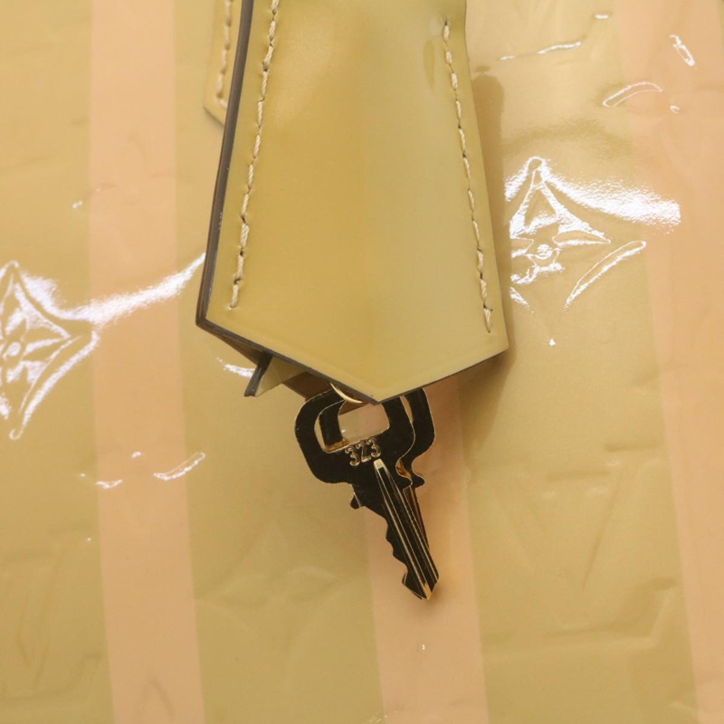 【日本直送】路易威登 Vernis Rayures Alma BB 手提包 2way 米粉紅 M90970 正品 ai678M-16