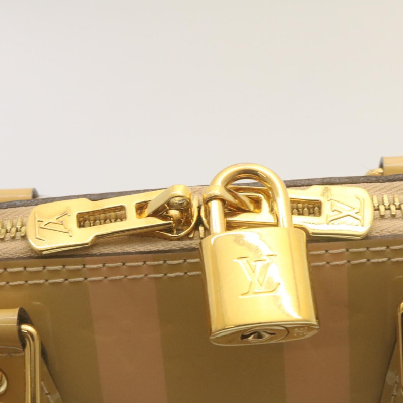 【日本直送】路易威登 Vernis Rayures Alma BB 手提包 2way 米粉紅 M90970 正品 ai678M-17