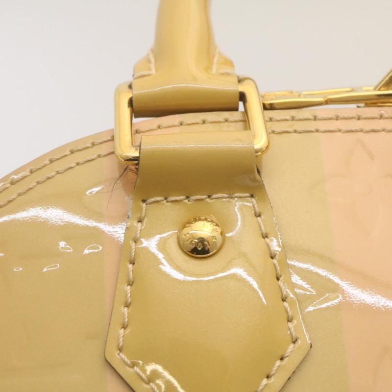 【日本直送】路易威登 Vernis Rayures Alma BB 手提包 2way 米粉紅 M90970 正品 ai678M-18