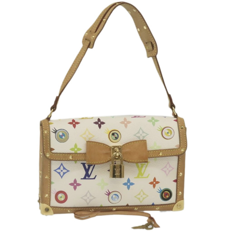 【日本直送】路易威登 Monogram Pochette Eye Miss You 手提包 白色 M92055 正品 29328M-0