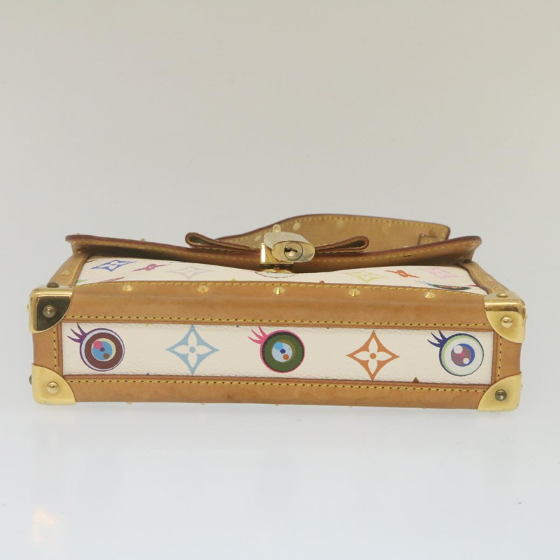 【日本直送】路易威登 Monogram Pochette Eye Miss You 手提包 白色 M92055 正品 29328M-5