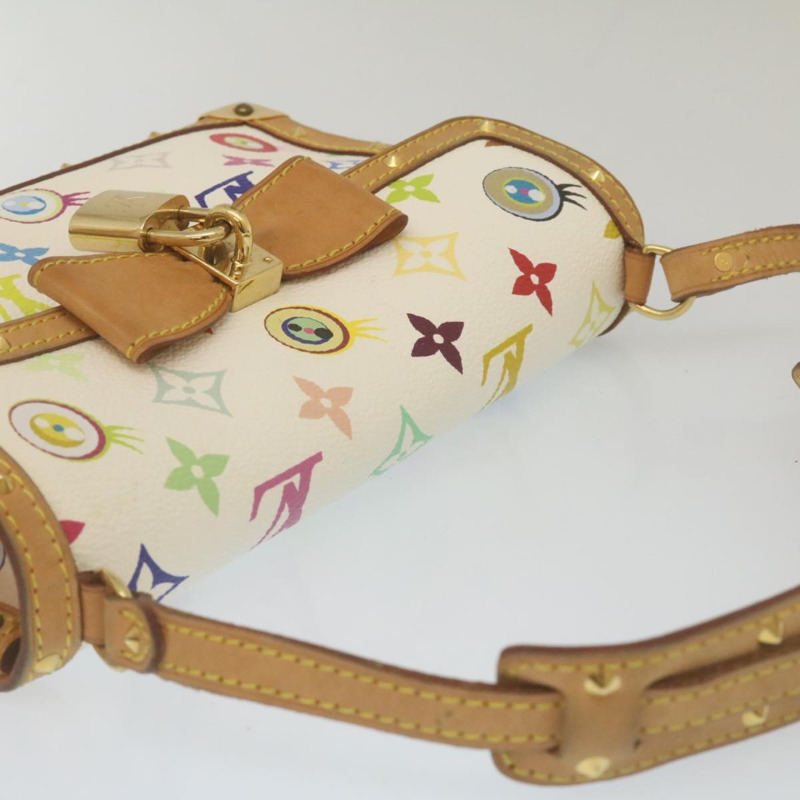 【日本直送】路易威登 Monogram Pochette Eye Miss You 手提包 白色 M92055 正品 29328M-6