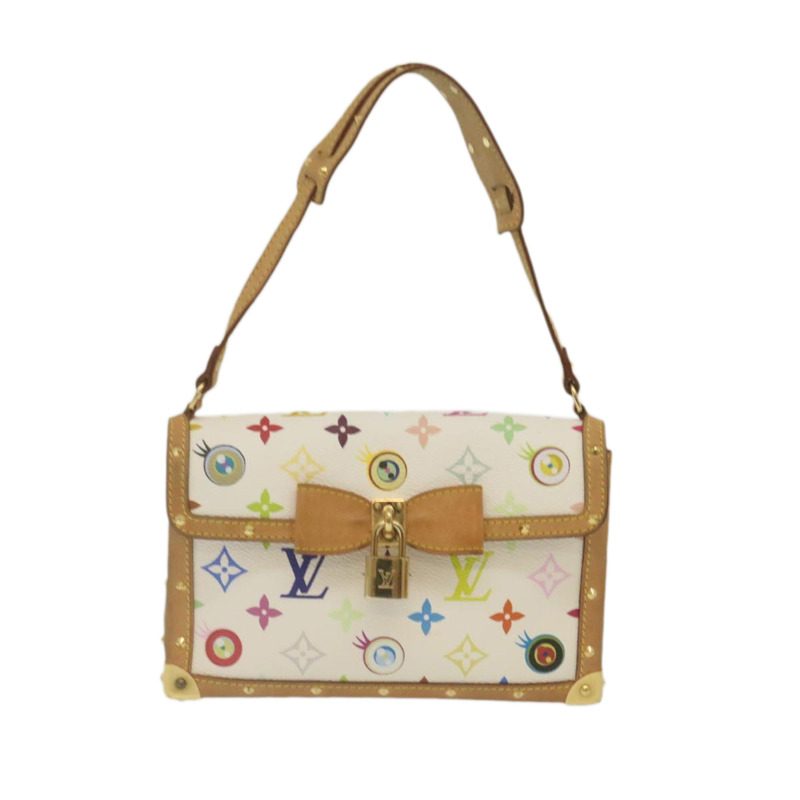 【日本直送】路易威登 Monogram Pochette Eye Miss You 手提包 白色 M92055 正品 29328M-12