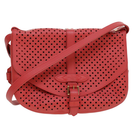 路易威登 Perfo Furore Saumur 粉紅肩背包 LV 正品 41755SAM