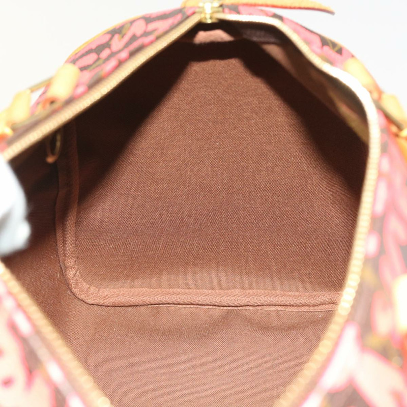 【日本直送】路易威登 Monogram Graffiti Speedy 30 手提包 粉紅色 M93704 LV 正品 56156SAM-22