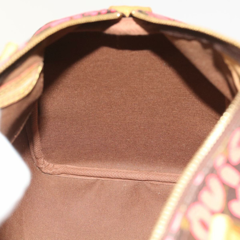 【日本直送】路易威登 Monogram Graffiti Speedy 30 手提包 粉紅色 M93704 LV 正品 56156SAM-23