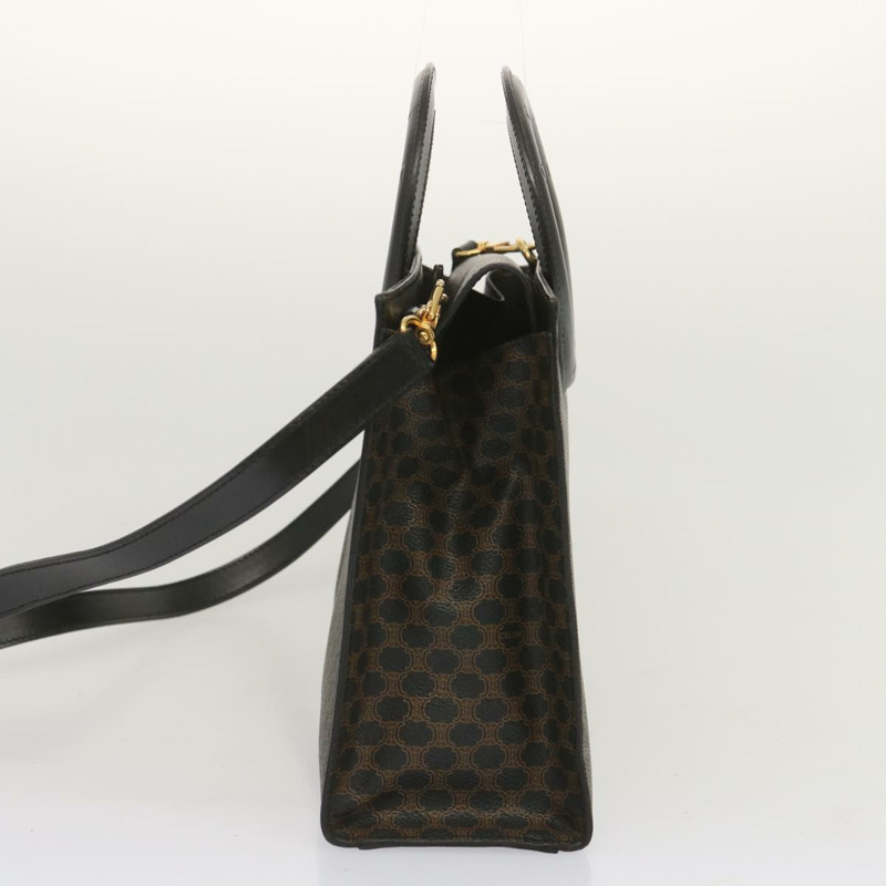 【日本直送】CELINE Macadam帆布手提包 PVC 兩用黑色 正品 67776V-2