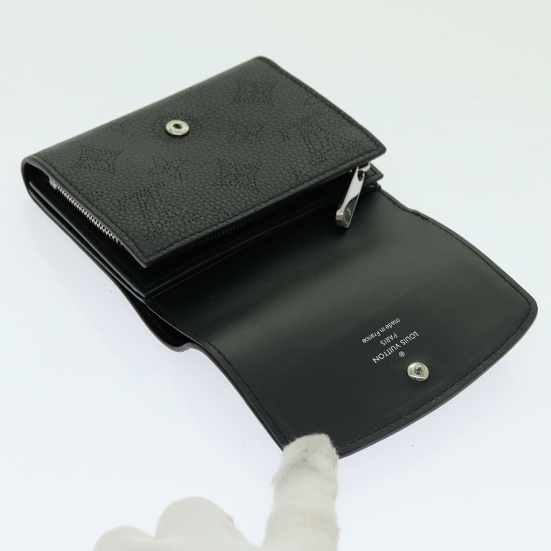 【日本直送】路易威登 Mahina Portefeuille Iris Compact Wallet Noir M62540 LV Auth 70838M-7