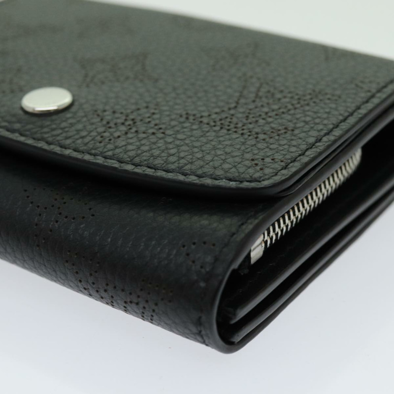 【日本直送】路易威登 Mahina Portefeuille Iris Compact Wallet Noir M62540 LV Auth 70838M-13