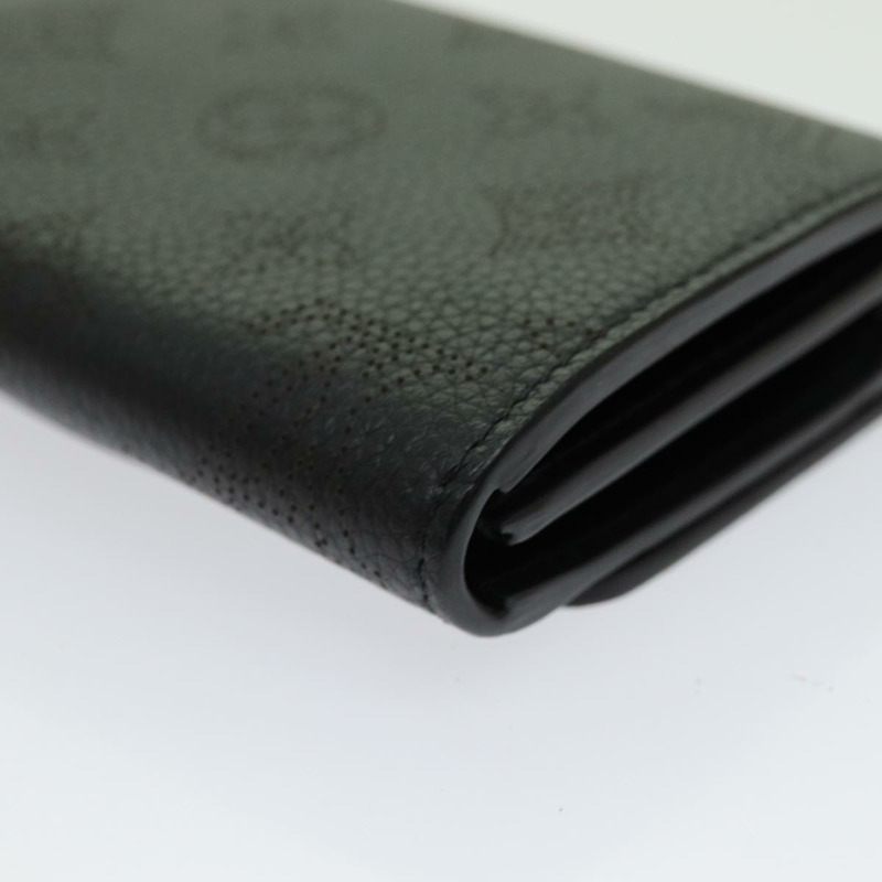 【日本直送】路易威登 Mahina Portefeuille Iris Compact Wallet Noir M62540 LV Auth 70838M-15