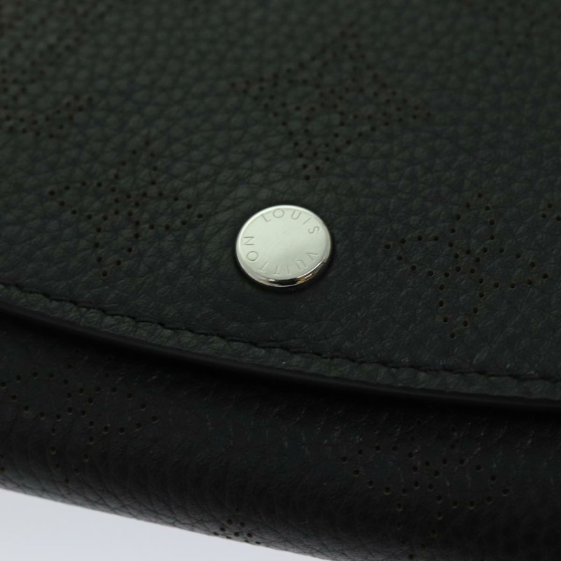 【日本直送】路易威登 Mahina Portefeuille Iris Compact Wallet Noir M62540 LV Auth 70838M-17