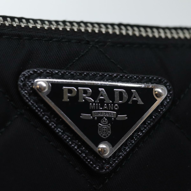 【日本直送】PRADA 尼龍鏈單肩包 2way 黑色 Auth 73993SAM-18