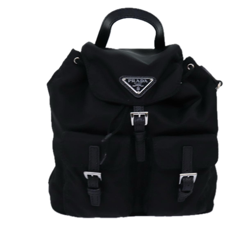 【日本直送】PRADA 尼龍黑色鏈條單肩包 正品 74455M-12