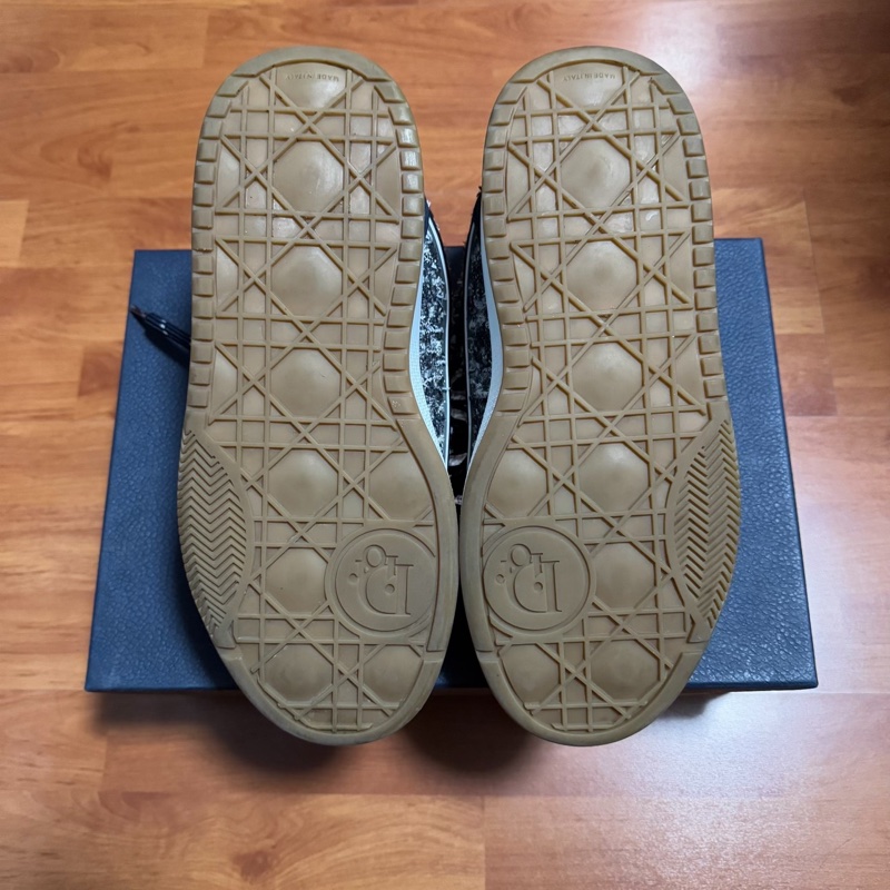 Dior迪奧B9S麵包鞋 低幫男士徽標厚底板鞋 海軍藍 44碼-6