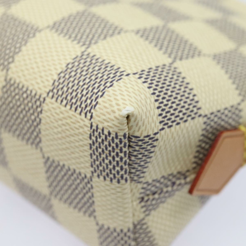 【日本直送】路易威登 Damier Azur Pochette 化妝包 PM N60024 LV Auth 77924M-13