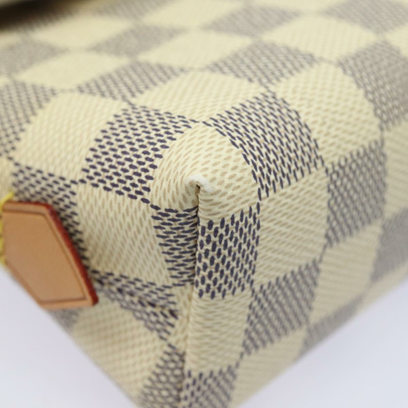 【日本直送】路易威登 Damier Azur Pochette 化妝包 PM N60024 LV Auth 77924M-14