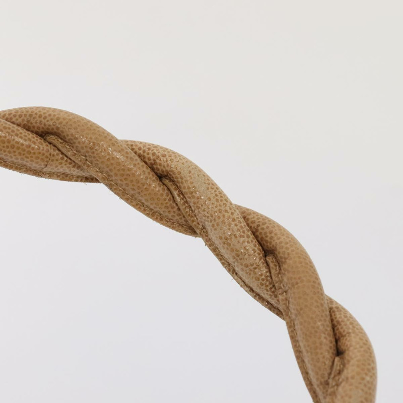 【日本直送】香奈兒旋轉鎖單背包，魚子醬紋米色金色CC標誌，正品編號yk14960V-7