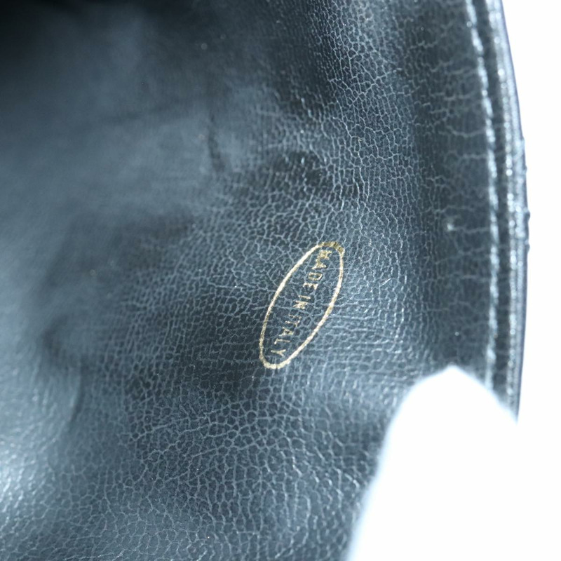 【日本直送】香奈兒 (CHANEL) 雙色鏈條腰包，黑色皮革，金色雙C標誌，貨號 90785M-19