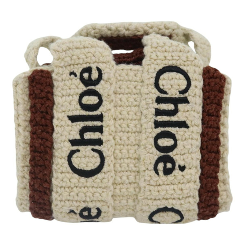 【日本直送】Chloe 手提包 棉 2way 米色 正品 89304M-1