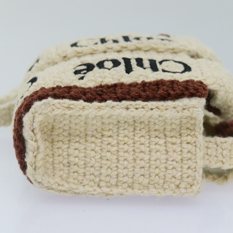 【日本直送】Chloe 手提包 棉 2way 米色 正品 89304M-3