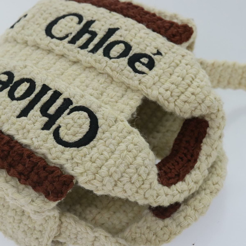 【日本直送】Chloe 手提包 棉 2way 米色 正品 89304M-5