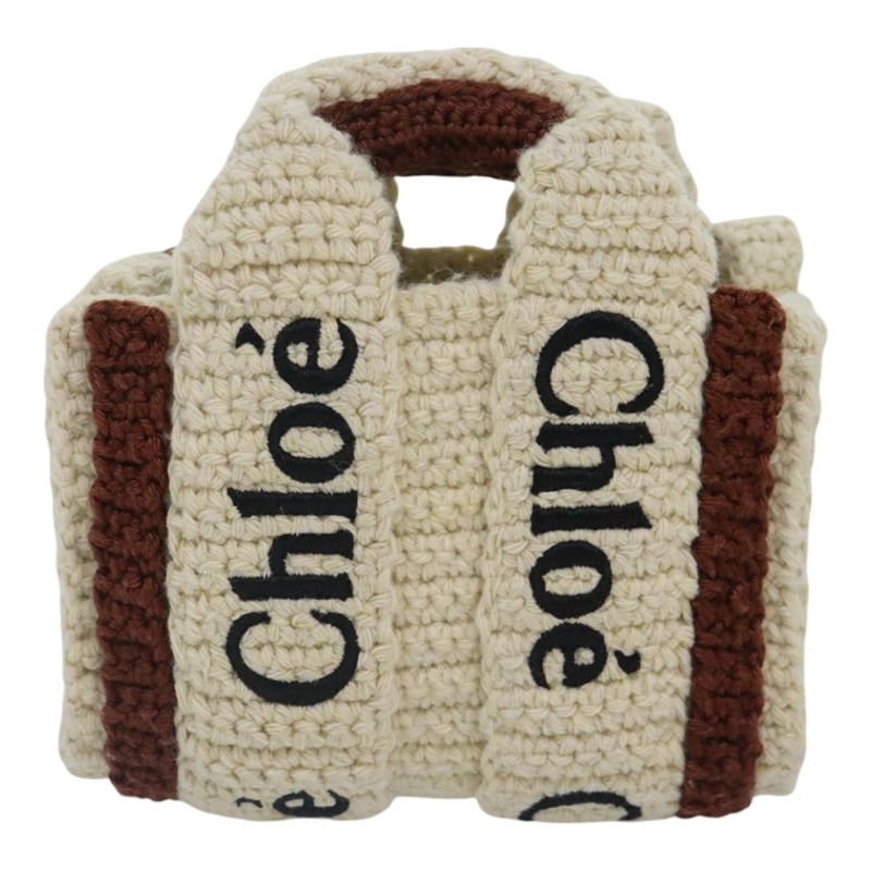 【日本直送】Chloe 手提包 棉 2way 米色 正品 89304M-12
