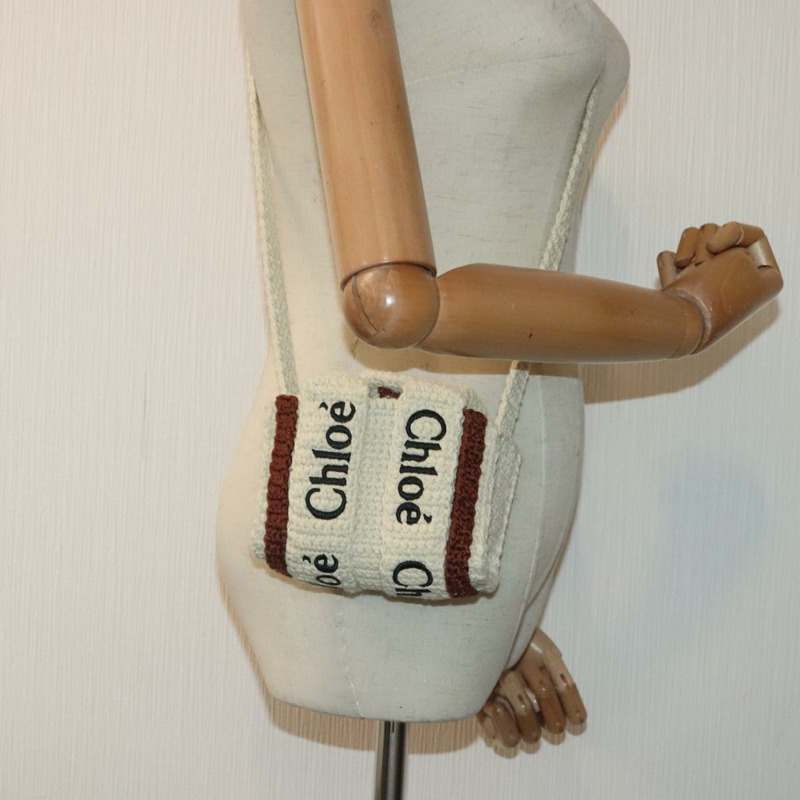 【日本直送】Chloe 手提包 棉 2way 米色 正品 89304M-20