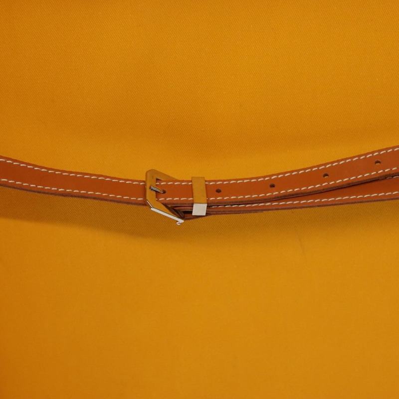 【日本直送】GOYARD 人字紋手推車 PM 行李箱 PVC帆布 棕色 Auth mr552SAM-23