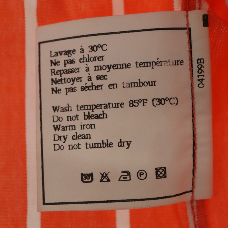 【日本直送】香奈兒橙色棉質襯衫，CC標誌，正品編號94245M-17