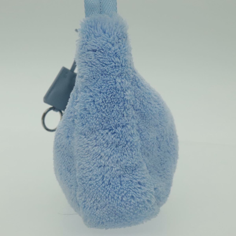 【日本直送】PRADA 迷你手提包 Pile 藍色 Auth 93077M-2