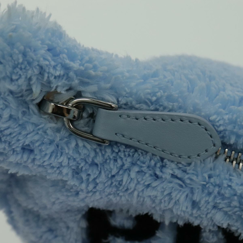 【日本直送】PRADA 迷你手提包 Pile 藍色 Auth 93077M-20