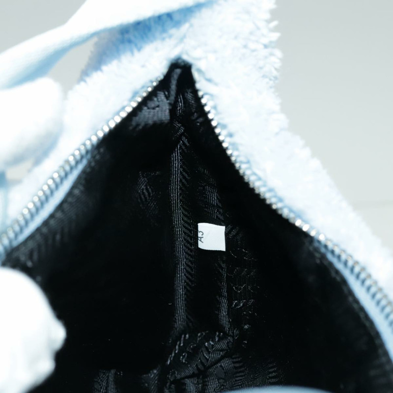 【日本直送】PRADA 迷你手提包 Pile 藍色 Auth 93077M-22