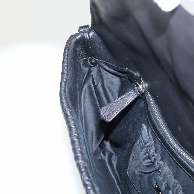 【日本直送】Miu Miu Matelasse Bijoux 黑色皮革單肩包 正品 am7147SAV-20