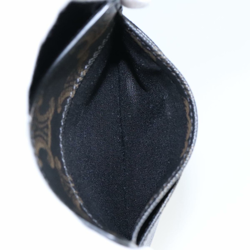 【日本直送】CELINE Triomphe 手機包 PVC 黑色銀色 正品 98603M-19