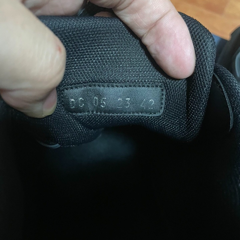 Dior正品迪奧B31黑武士藤格紋休閒鞋 男款 黑色 42碼-5